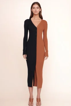 STAUD - SHOKO SWEATER TAN BLACK