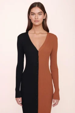 STAUD - SHOKO SWEATER TAN BLACK