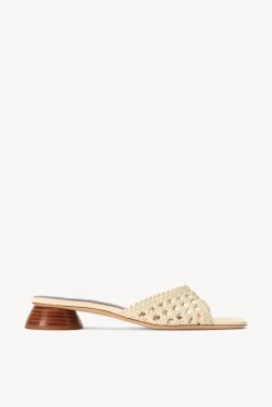 STAUD - SIMONE CROCHET HEEL CREAM