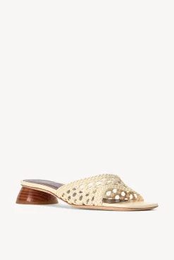 STAUD - SIMONE CROCHET HEEL CREAM