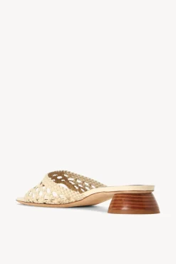 STAUD - SIMONE CROCHET HEEL CREAM