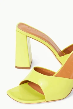 STAUD - SLOANE HEEL PATENT CITRON