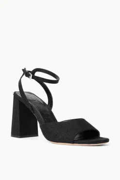 STAUD - SOLANGE HEEL GROSGRAIN BLACK