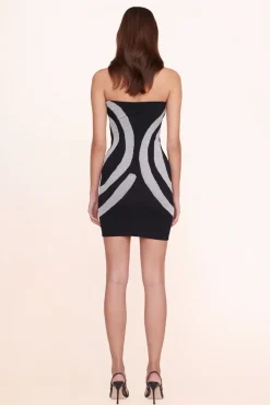 STAUD - SWIRL DRESS ACID SWIRL
