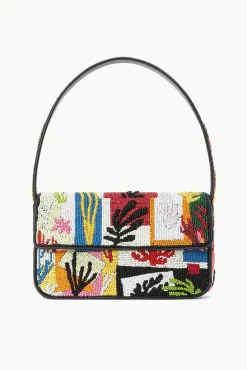 STAUD - TOMMY BAG CORAL PATCHWORK