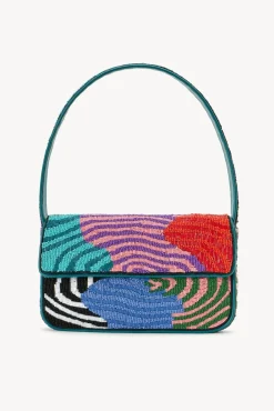 STAUD - TOMMY BEADED BAG ACID SWIRL