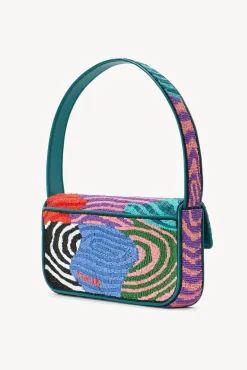 STAUD - TOMMY BEADED BAG ACID SWIRL