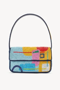 STAUD - TOMMY BEADED BAG EXPRESSIONISM