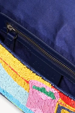 STAUD - TOMMY BEADED BAG EXPRESSIONISM