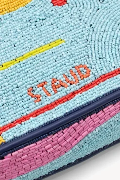STAUD - TOMMY BEADED BAG EXPRESSIONISM