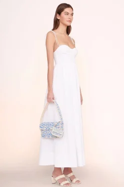 STAUD - TOMMY BEADED BAG LIGHT BLUE CREAM