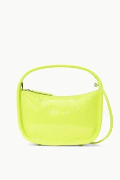 STAUD - VENICE CROSSBODY PATENT CITRON