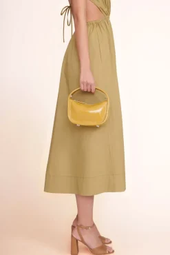 STAUD - VENICE CROSSBODY PATENT FENNEL