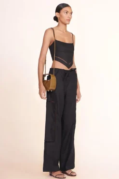 STAUD - VENICE CROSSBODY PATENT ROSEMARY