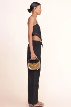 STAUD - VENICE CROSSBODY PATENT ROSEMARY