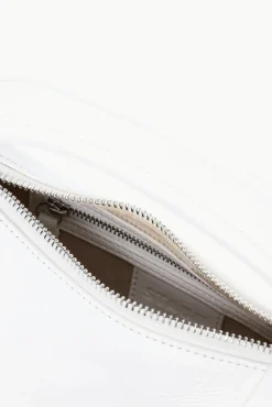 STAUD - VENICE CROSSBODY PATENT WHITE