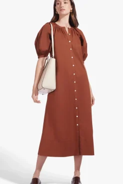STAUD - VINCENT DRESS TAN