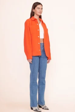 STAUD - VOYAGING JACKET PAPAYA