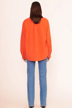 STAUD - VOYAGING JACKET PAPAYA
