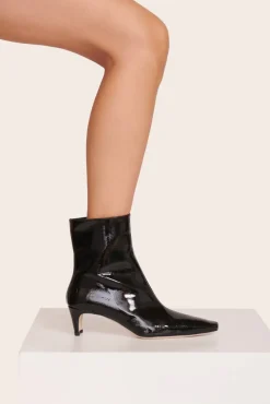 STAUD - WALLY ANKLE BOOT BLACK PATENT