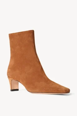 STAUD - WALLY ANKLE BOOT TAN SUEDE