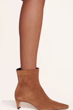 STAUD - WALLY ANKLE BOOT TAN SUEDE