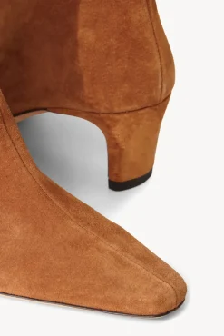 STAUD - WALLY ANKLE BOOT TAN SUEDE