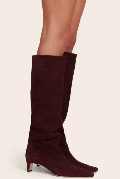 STAUD - WALLY BOOT PLUM
