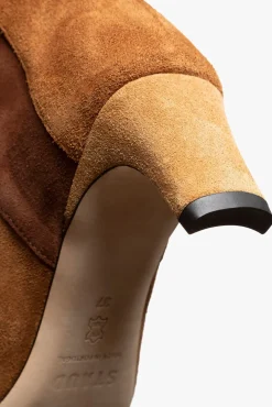 STAUD - WALLY BOOT TAN PATCHWORK