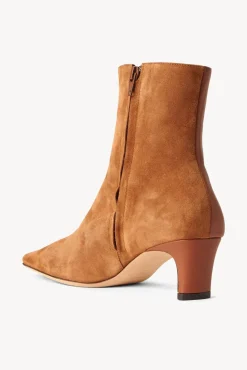 STAUD - WALLY SPLIT ANKLE BOOT TAN