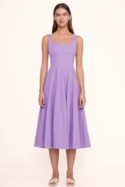 STAUD - WELLS DRESS AMETHYST