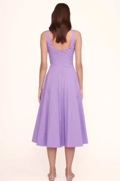 STAUD - WELLS DRESS AMETHYST