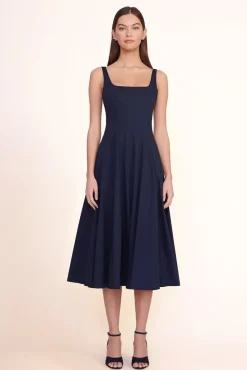 STAUD - WELLS DRESS NAVY