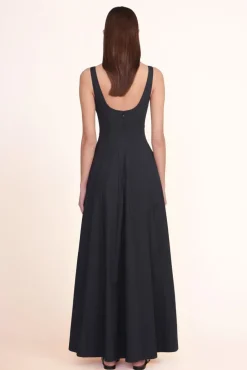 STAUD - WELLS MAXI DRESS BLACK
