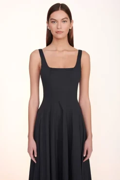 STAUD - WELLS MAXI DRESS BLACK