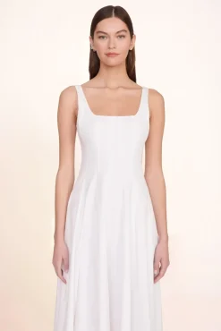 STAUD - WELLS MAXI DRESS WHITE