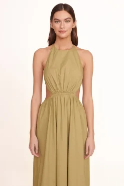 STAUD -VANESSA DRESS - KHAKI