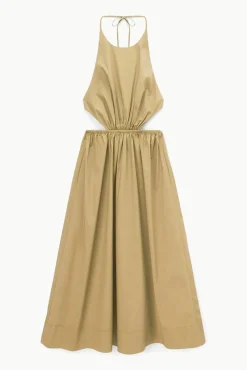 STAUD -VANESSA DRESS - KHAKI