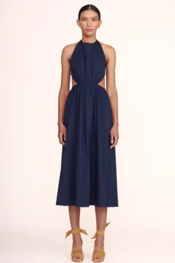 STAUD -VANESSA DRESS - NAVY