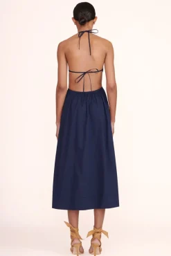 STAUD -VANESSA DRESS - NAVY