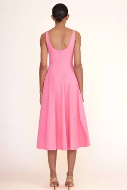 STAUD -WELLS DRESS - PLUMERIA